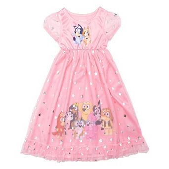 Toddler Girl Bluey Friends Sleep Gown