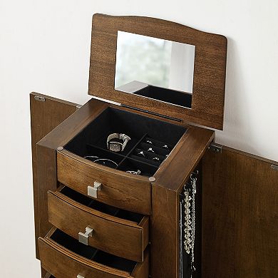 Linon Zinnia Jewelry Armoire