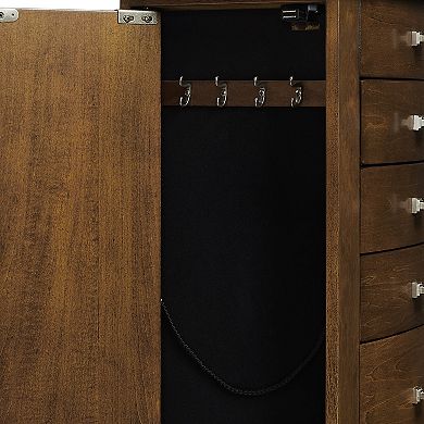 Linon Zinnia Jewelry Armoire