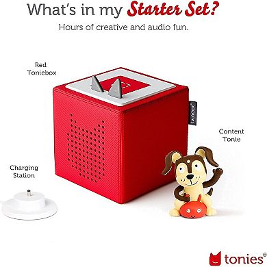 tonies Toniebox Playtime Puppy Starter Set Red