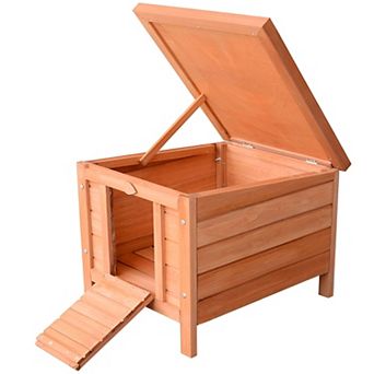 Natural Wooden Dog House - Durable and Stylish Shelter for Outdoor and Indoor Pets
