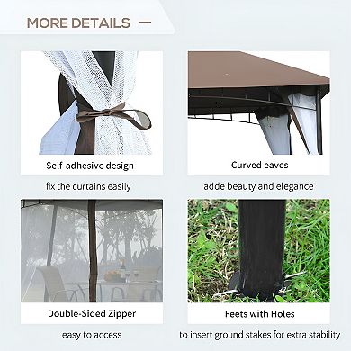 10ft X 10ft Outdoor Patio Gazebo Canopy Tent