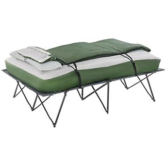 Folding Camping Bed with Sleeping Bag and Carrying Bag