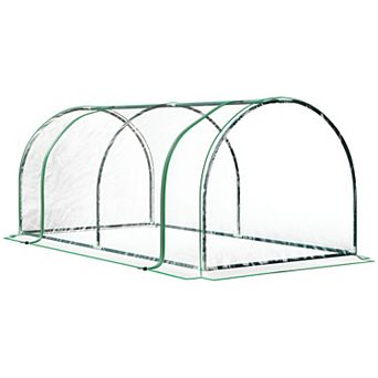 Portable Patio Greenhouse Zippered Doors for Easy Access and Ventilation