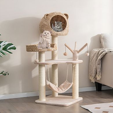 Five-story Cat Tree With Hammock