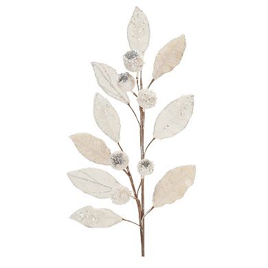 Set of 2 Leaf Sprays - 29.5 Inches High, Polyester Greenery for Home Decor