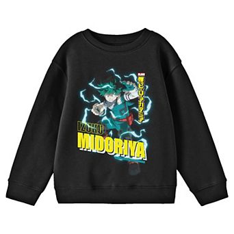 Boys 8-20 My Hero Academia Izuku Long Sleeve Graphic Tee