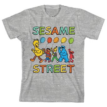Boys 8-20 Sesame Street Characters Graphic Tee