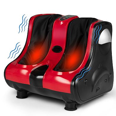 Shiatsu Foot Massager with Heat – Kneading, Vibration & Air Compression for Deep Tissue Relief