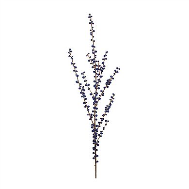 Set of 2 Ilex Berry Sprays, 43.5" High for Plastic Christmas Decorations