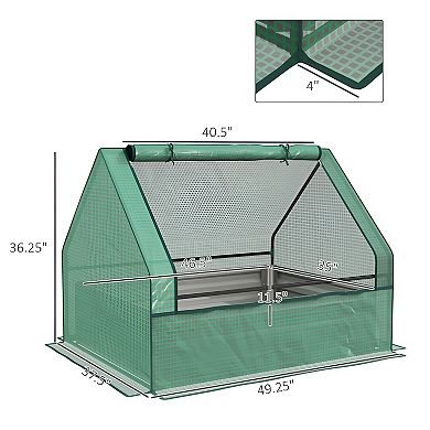Versatile Raised Planter and Mini Greenhouse
