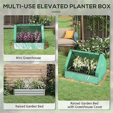 Versatile Raised Planter and Mini Greenhouse