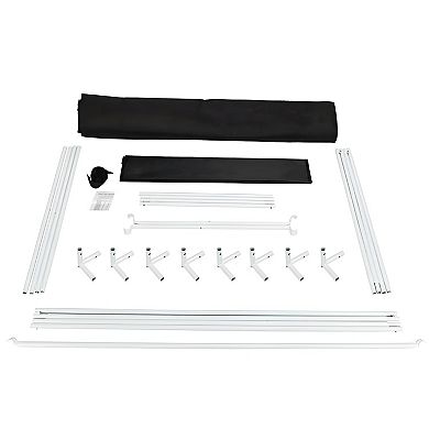 Modern Style Home Use Dismountable Hydroponic Plant Growing Tent with Window, Green and Black