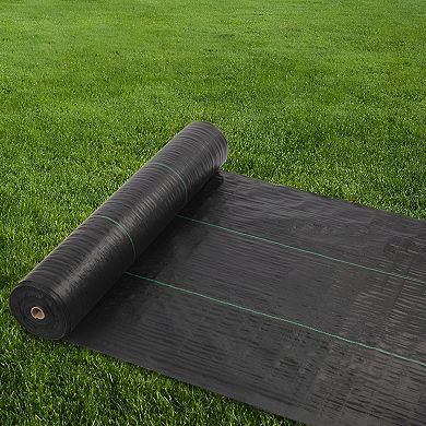 4x100ft Black Weeding Cloth - Foldable Polyethylene Weed Barrier Fabric for Garden