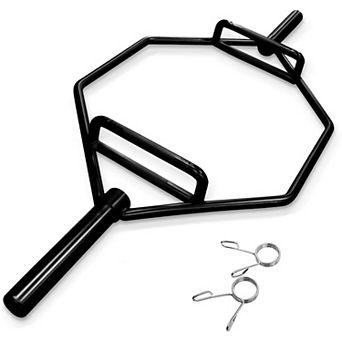 Olympic Hex Bar Solid Steel 1000lbs Weight Capacity - Black