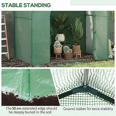 Mini Walk-in Greenhouse - Protective Cover for Garden Plants