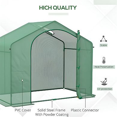 Mini Walk-in Greenhouse - Protective Cover for Garden Plants