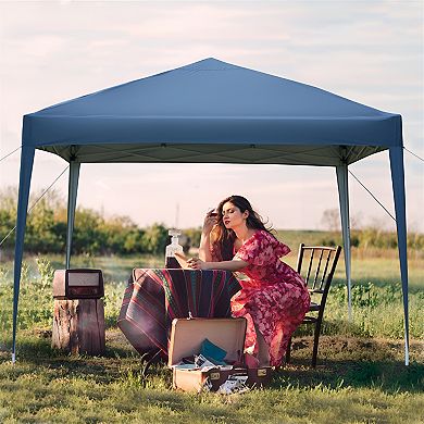 3 X 3m Two Doors & Two Windows Practical Waterproof Right-angle Folding Tent