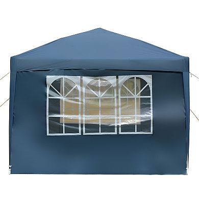 3 X 3m Two Doors & Two Windows Practical Waterproof Right-angle Folding Tent