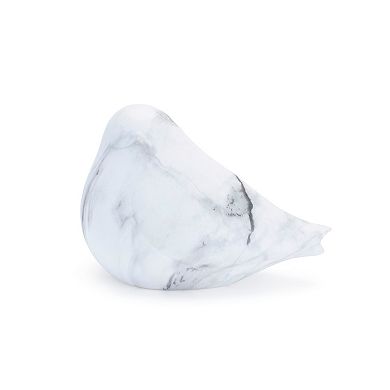 Stylish Home Accent Modern Marble Bird Sculptures Set of 2