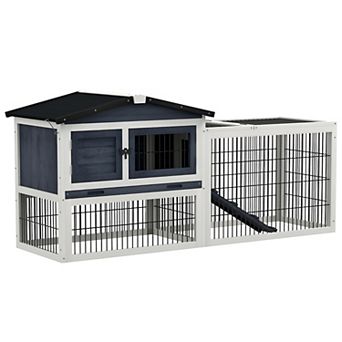 Small Animal Enclosure with Living, Playing Areas Easy Observation, Multiple Access Points