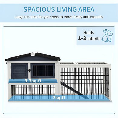 Small Animal Enclosure with Living, Playing Areas Easy Observation, Multiple Access Points
