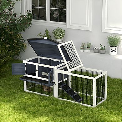 Small Animal Enclosure with Living, Playing Areas Easy Observation, Multiple Access Points