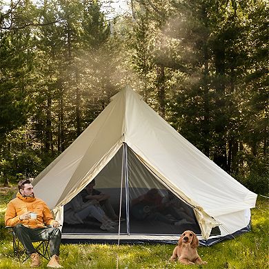 Stylish Modern Polyster fabric Camping Tent, Beige