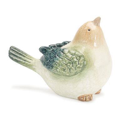 Spring Bird Figurines Set of 4 - Terra Cotta