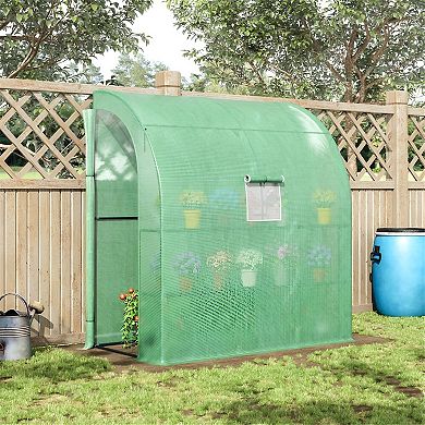 Water-resistant, Powder-coated steel frame Walk-in Mini Greenhouse