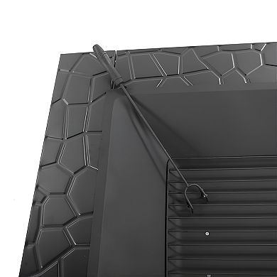 Portable Courtyard Metal Fire Bowl With Accessories