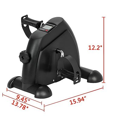 W002k Home Use Hands And Feet Trainer Mini Exercise Bike Black