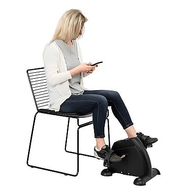 W002k Home Use Hands And Feet Trainer Mini Exercise Bike Black