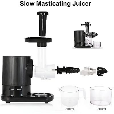 Centrifugal Juicer with 304 Stainless-Steel Filter, 2 Speeds