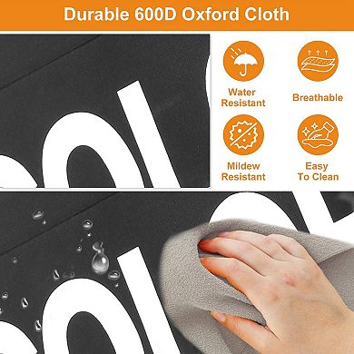 3-bag Laundry Hamper Cart - Waterproof Oxford With 4 Wheels - Rolling Laundry Sorter