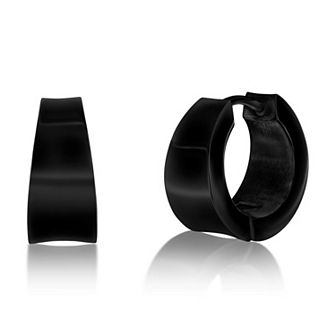 Metallo Plated Huggie Hoop Earrings