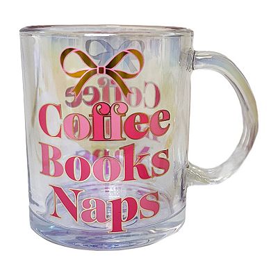 Happy Hues Reader, Glass Mug, Bookmark & Keychain Gift Set