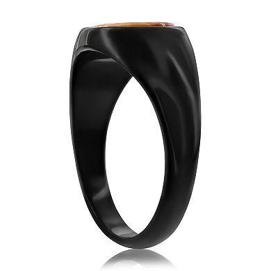 Metallo Round Lapis Ring