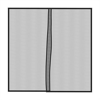 Pure Garden One Car Garage Door Screen Weighted Mesh Curtain with Magnetic Closure