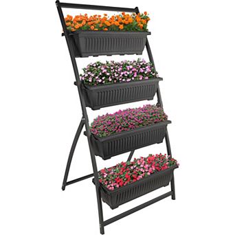 Pure Garden 4 tier Vertical Planter