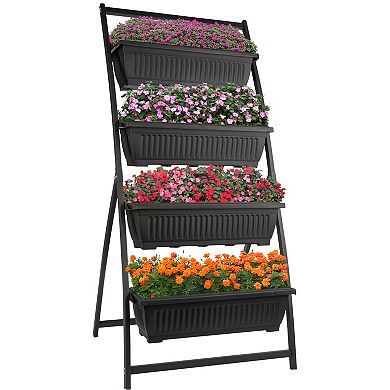 Pure Garden 4 Tier Vertical Planter