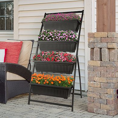 Pure Garden 4 Tier Vertical Planter