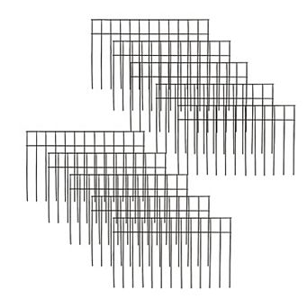 Pure Garden 10-Pack No-Dig Animal Barrier Fence