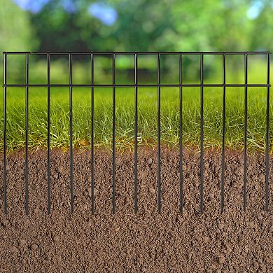 Pure Garden 10-Pack No-Dig Animal Barrier Fence