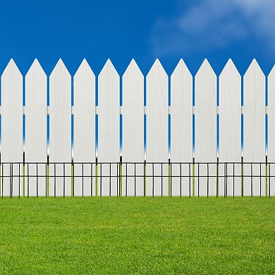 Pure Garden 10-Pack No-Dig Animal Barrier Fence