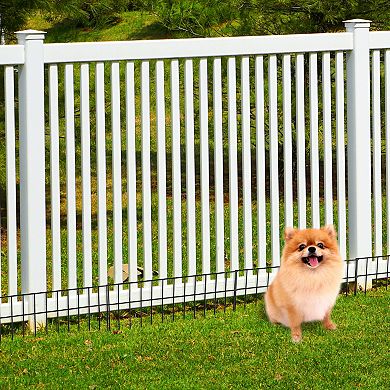 Pure Garden 10-Pack No-Dig Animal Barrier Fence
