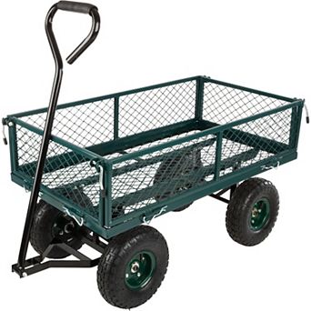 Pure Garden Wagon Cart with 650 lb. Capacity