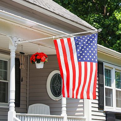 Pure Garden 6 ft. Tangle Free Flag Pole Kit