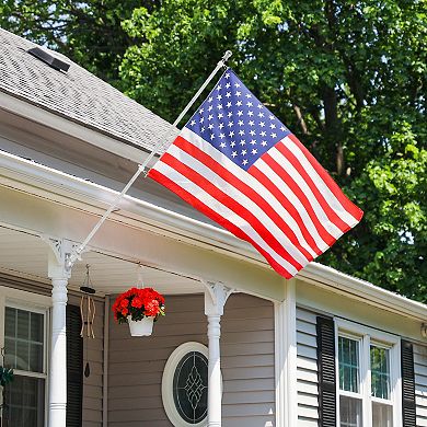 Pure Garden 6 ft. Tangle Free Flag Pole Kit