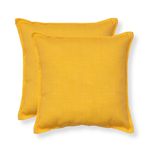 Sonoma Goods For Life® 2-pk. Indoor / Outdoor Throw Pillow - Mimosa